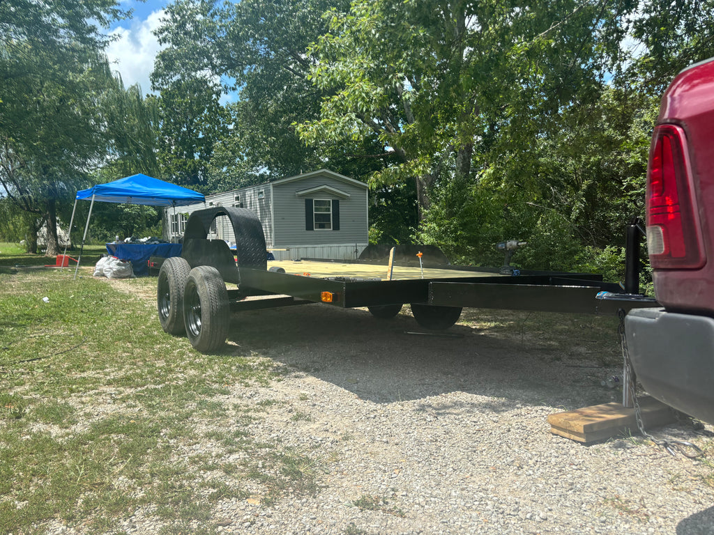 7x16 Ft. Flat Bed Trailer